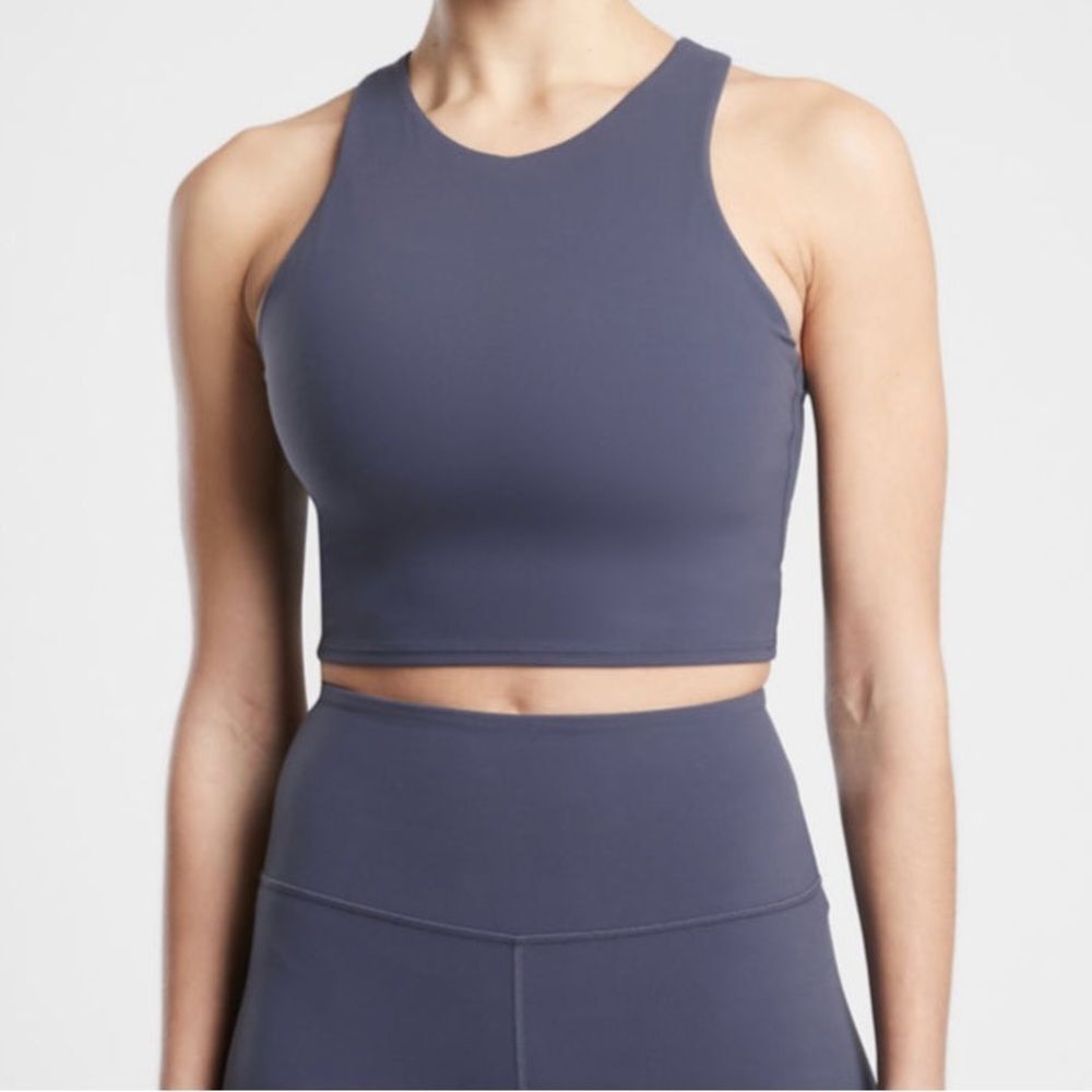 Athleta Blue Conscious Crop Tank